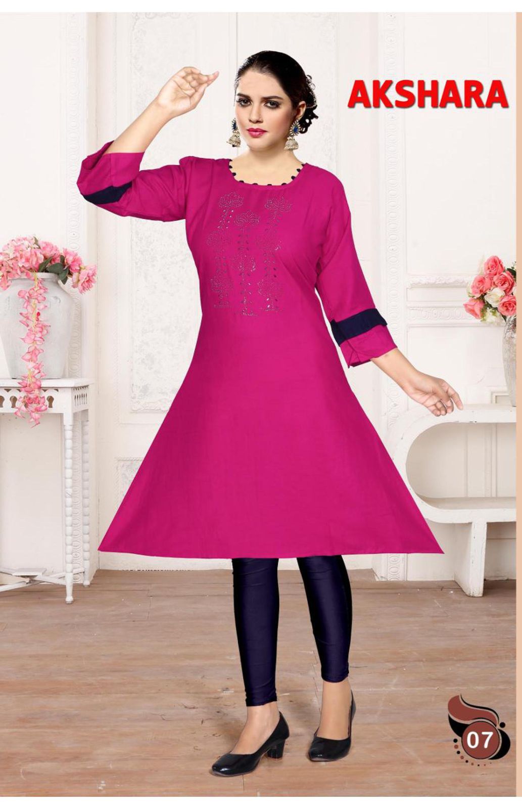 Beauty Queen Akshara 1 Casual Daily Wear Rayon Printed Kurti Collection